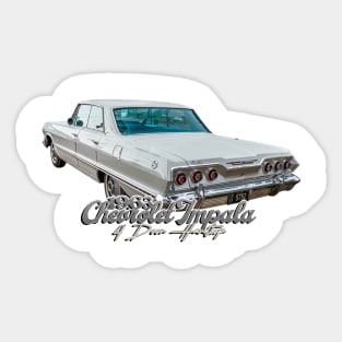 1963 Chevrolet Impala 4 Door Hardtop Sticker